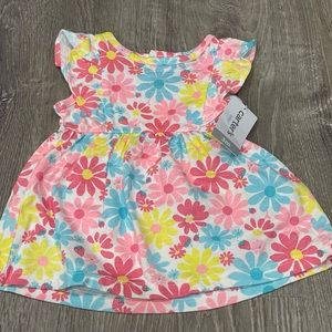 New Carter’s Baby Floral Dress 3 month K7
